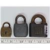 Image 1 : 3x vintage locks no keys YaLe, Terror, Illinois