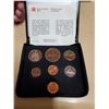 Image 2 : 1979 Double Cent Custom Specimen Set. Set of 7 coins, including 2 cents. Housed in its Red Case as i