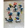 Image 1 : 10 Smurfs from approximately the 80s