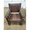 Image 1 : Mission style 'arts and crafts' Oak rocking chair