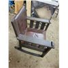 Image 4 : Mission style 'arts and crafts' Oak rocking chair