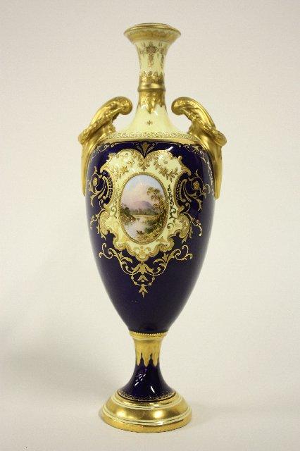 19th C Coalport Vase