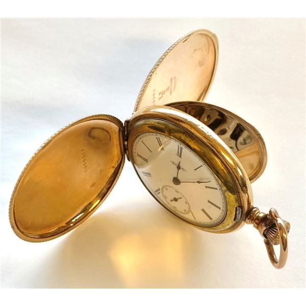 Vintage 14k Gold Elgin Pocket Watch Vintage 14k gold elgin pocket watch