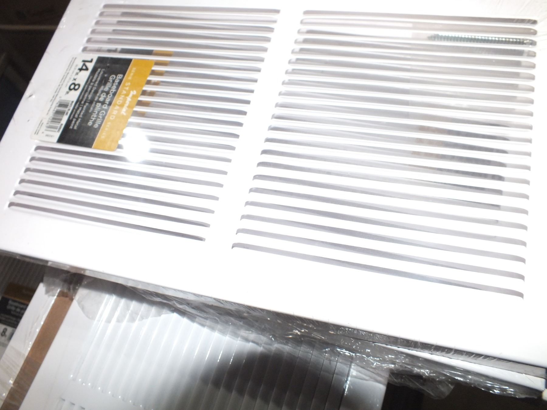 13 Baseboard Grille & 1 Side Wall Grille