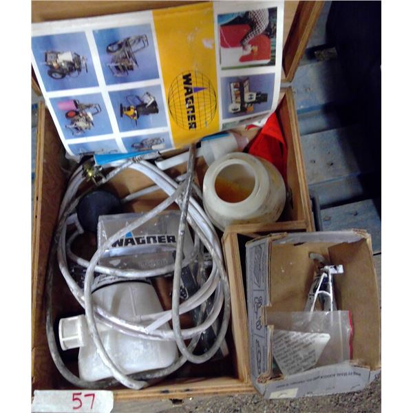 Wagner electirc paint sprayer in wood box