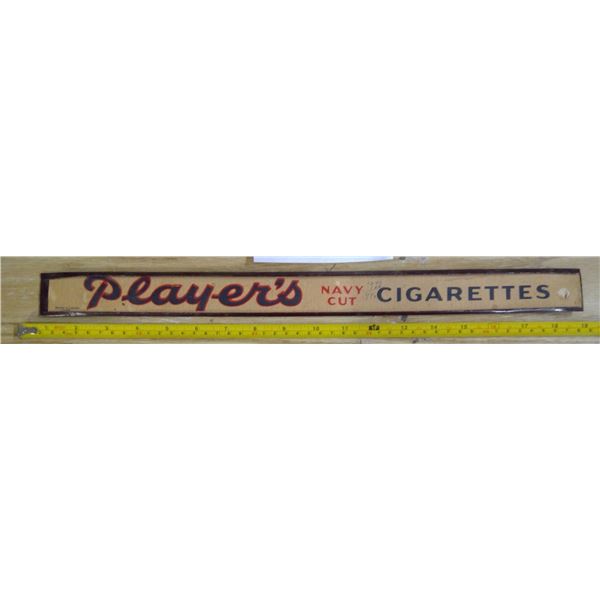 Players Navy cut cigarettes sign