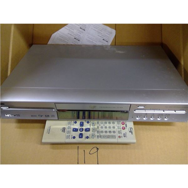 Hitachi DVD player with remote