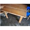 Image 2 : 2 wooden tables (one has crack)