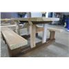 Image 3 : Kids Picnic Table - 36"W x 36"D x 19"H