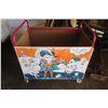 Image 1 : Vintage Kids Toy Box Cart