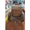 Image 4 : Vintage Intricate Wooden Cart Lamp - Needs New Wiring