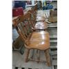 Image 2 : 3 Wooden Chairs