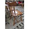 Image 3 : 3 Wooden Chairs