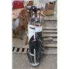 Image 1 : Golf Club Bag with Assorted Clubs