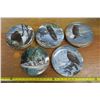 Image 1 : 5 Decorative Plates - Eagles and White Tigers