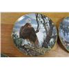 Image 4 : 5 Decorative Plates - Eagles and White Tigers