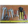 Image 1 : Lot of Wrenches, Pliers, Vice Grips, Etc.