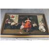 Image 1 : Flamenco Dancing Print in Frame - 34"x20.5"