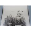 Image 3 : Grey Owl Picture in Frame - 13.5"x16"