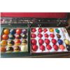 Image 1 : Pool Balls and Cue in Case