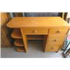 Image 1 : Wooden Desk - 42"W x 18.25"D x 30"H