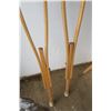 Image 3 : Pair of wooden Crutches