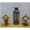 Image 1 : 3 Copper Colored Oil Lamps