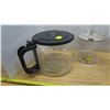 Image 2 : Pyrex 6 Cup Coffee Pot – Cracked Perk and Spare Perk - Doesnt Match 10 Cup Pot Included