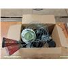 Image 1 : Box of Misc. Yard Lights and Outdoor Items