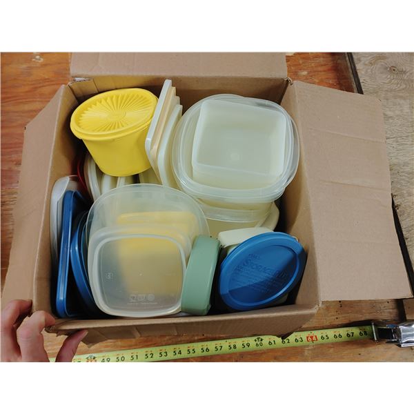 Box of Tupperware