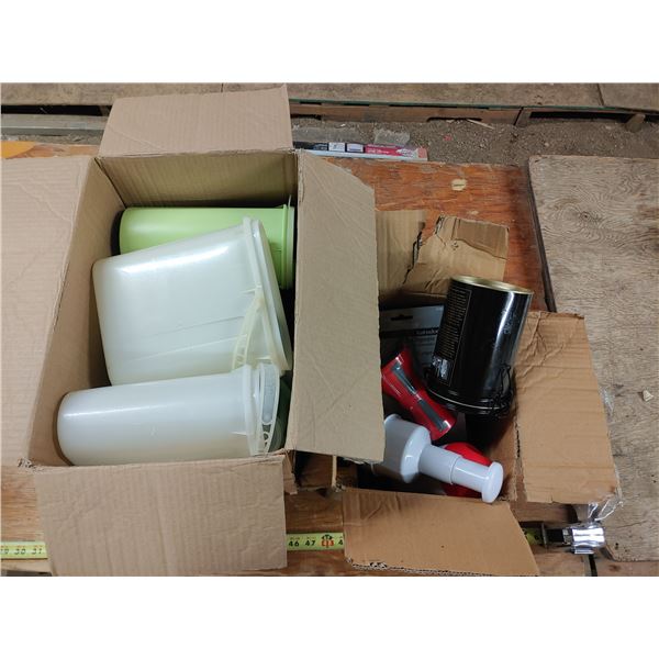 Misc. Items Lot Tupperware and Kitchen Items