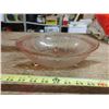 Image 2 : Footed Pink Glass Bowl