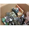 Image 2 : Box of Misc. Yard Figures, Squirrels Skunks and More!