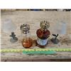 Image 1 : 2 Candle Lamps and 2 Oil Lamps