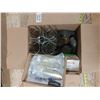 Image 1 : Box of Misc. Items Tassimo Rack, Door Handles, Chalk Line