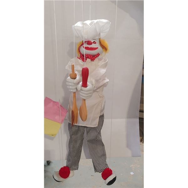 Vintage Clown Marionette