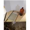 Image 1 : Economy Glass Washboard and Large Glass Jug