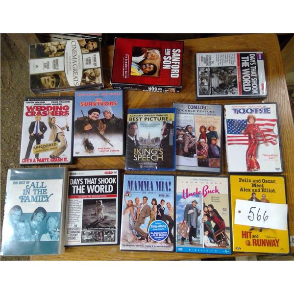 Asst. Blue ray/DVD movies