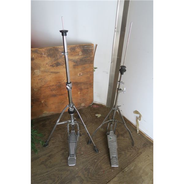 2 Drum Kick Pedals with Stands