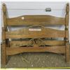 Image 1 : Single Bed Headboard and Footboard Ships Wheel Theme