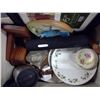 Image 2 : Assorted dishes, mister, frames and misc items in box