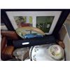 Image 4 : Assorted dishes, mister, frames and misc items in box