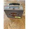Image 2 : VINTAGE HARLEY DAVIDSON METAL LUNCH BOX, 6X4INCHES  AND HARLEY DAVIDSON COLLECTOR BIKE