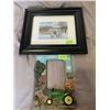 Image 1 : 8X10 CANADIAN HOCKEY PRINT AND 5X7 JOHN DEER PHOTO  FRAME