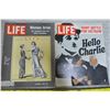 Image 1 : September 1970 and April 1972 Life Magazine - Features Charlie Chaplin