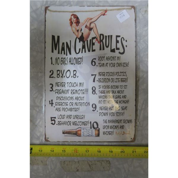 Man Cave Sign