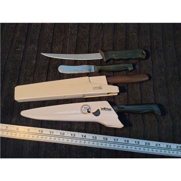 4 kitchen knives