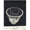 Image 2 : Vintage oval etched glass/vase