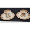 Image 1 : tea cups and saucers - unmarked