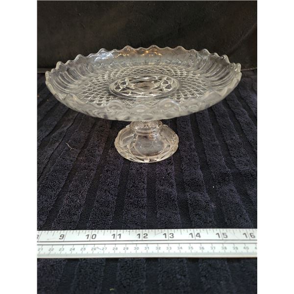 Glass cake  stand